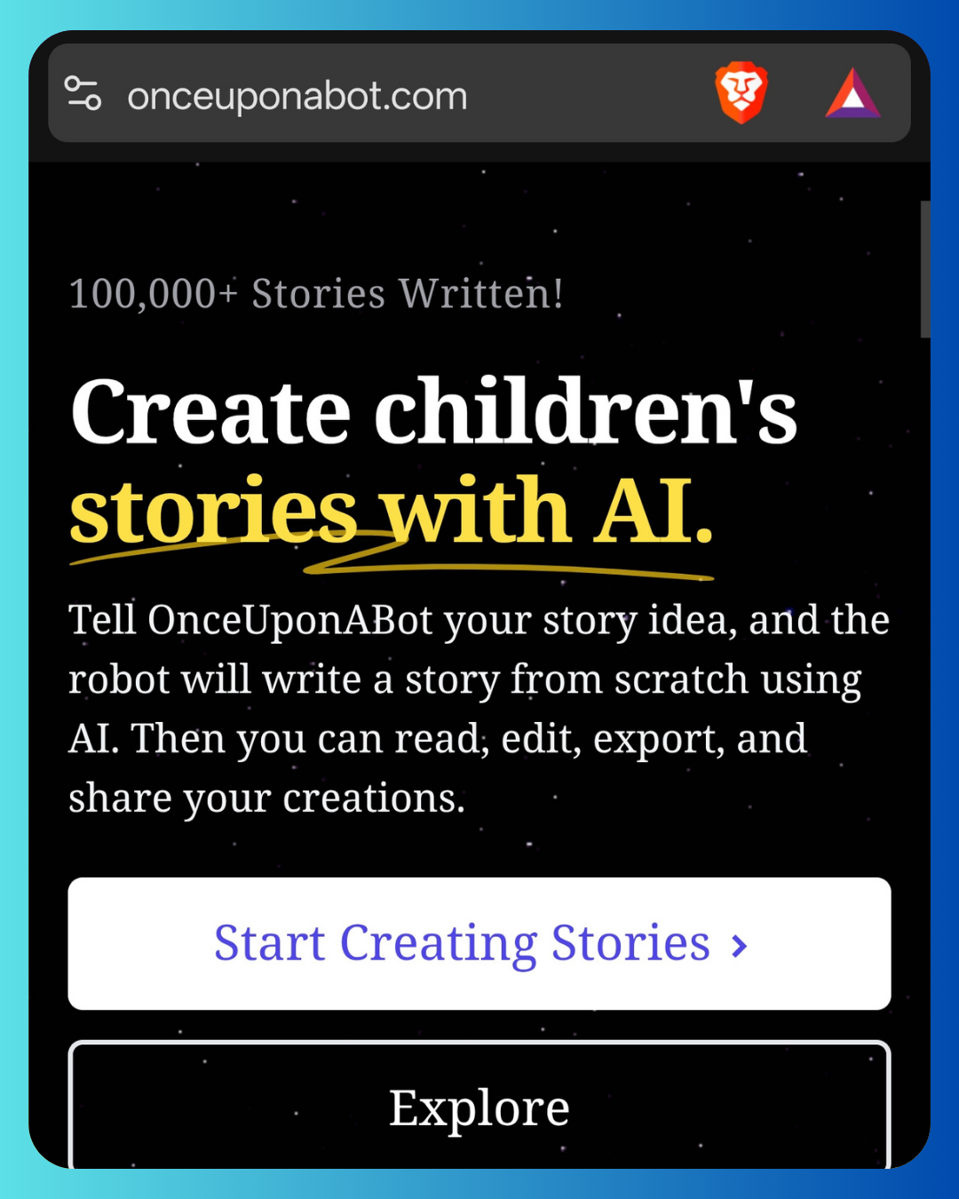 Once Upon A Bot